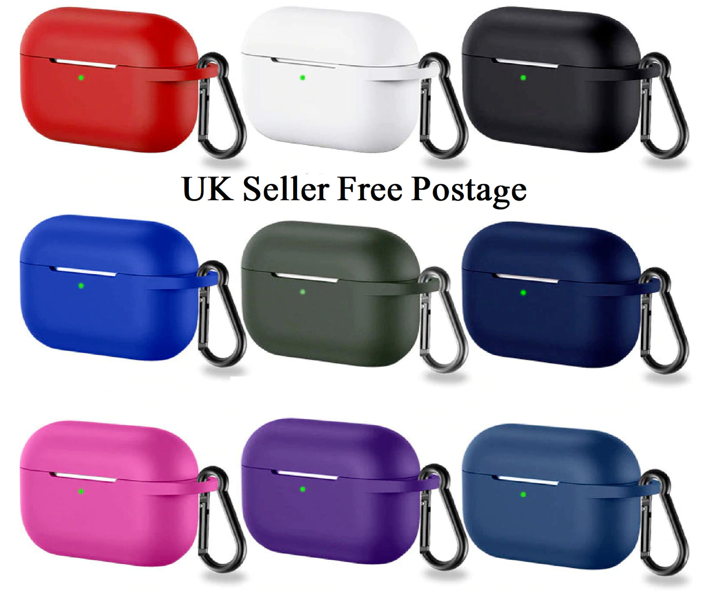 Case for Apple Airpods Pro Silicone Shockproof Slim Skin Earphones Cute Cover UK