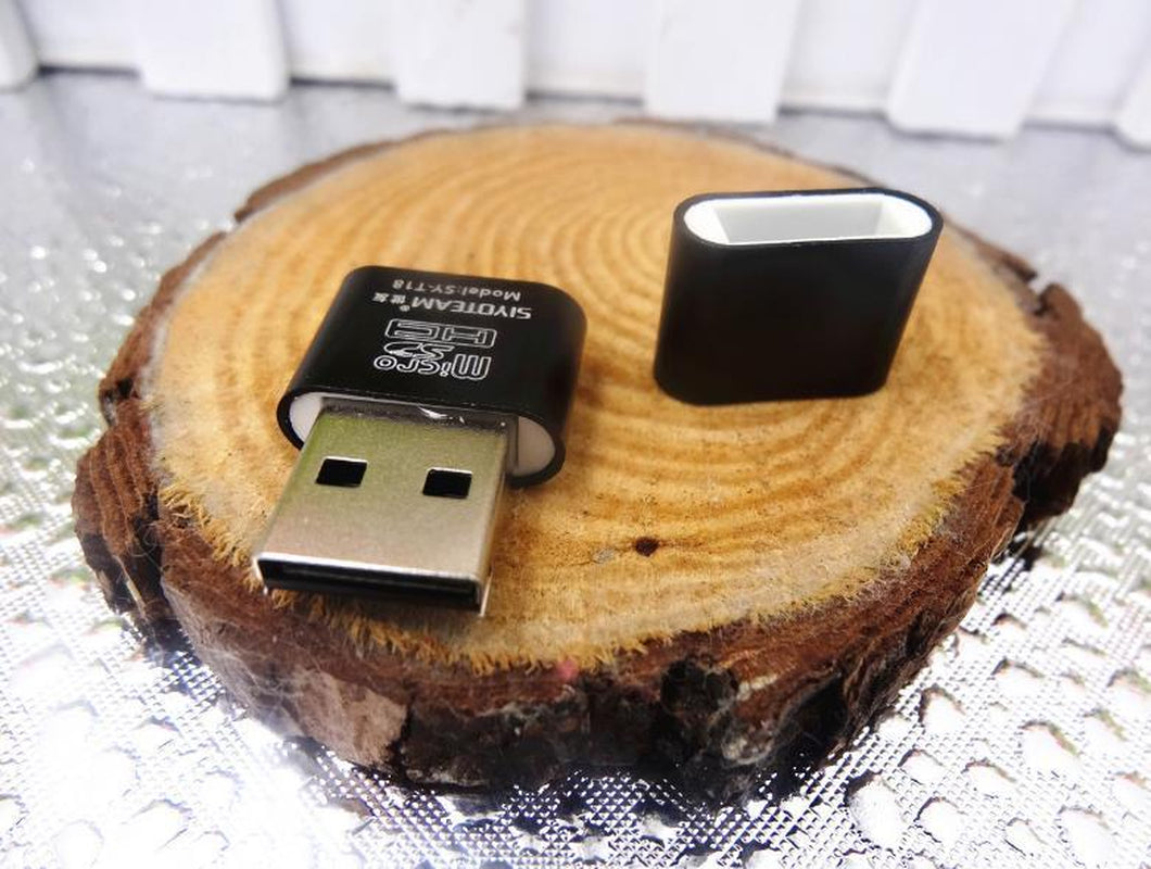MICRO SD Memory Card Reader Black SDXC TF Mini USB 2.0 Super High Speed Adapter