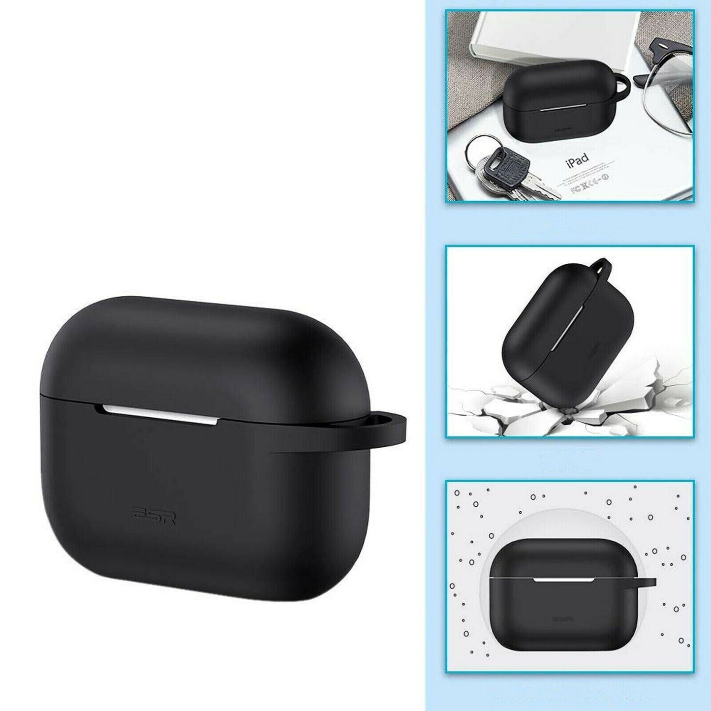 Case for Apple Airpods Pro Silicone Shockproof Slim Skin Earphones Cute Cover UK