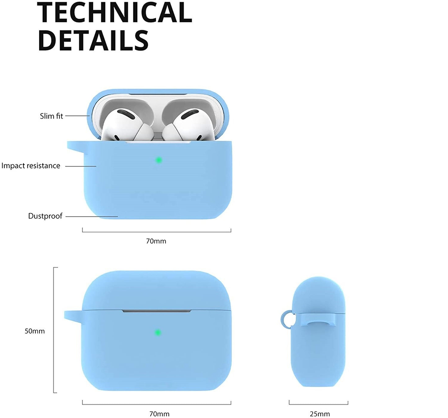 Case for Apple Airpods Pro Silicone Shockproof Slim Skin Earphones Cute Cover UK